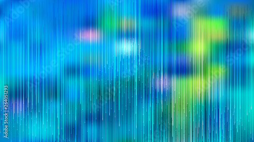 Blue and Green Abstract Vertical Lines Background