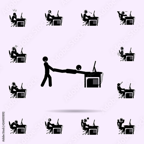 man addiction icon. gamer icons universal set for web and mobile