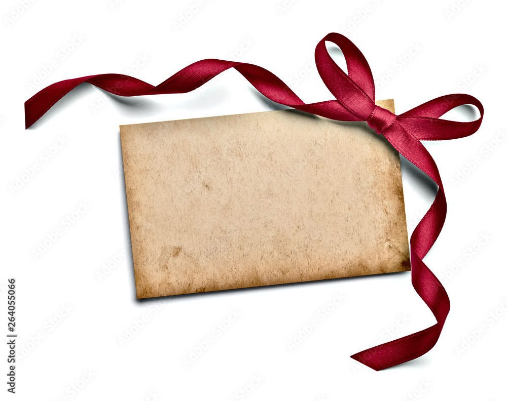 ribbon bow card note chirstmas celebration greeting ribbon bow card note chirstmas celebration greeting
