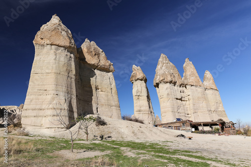 Rock Formations in Love Valley  Cappadocia  Nevsehir  Turkey