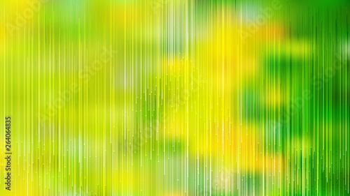 Green and Yellow Abstract Vertical Lines Background Vector Graphic