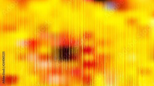 Abstract Red and Yellow Vertical Lines Background Vector Graphic