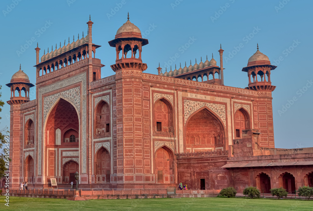 The Taj Mahal entrance, India