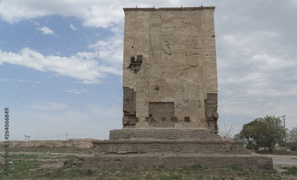 Saddam Hussein monument in Iraq Saddam Hussein monument in Iraq