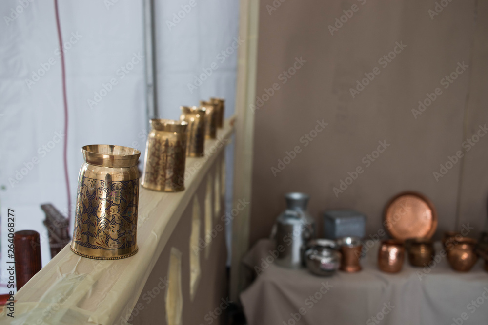 brass glass brass glass