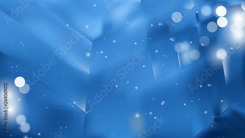 Blue Abstract Background Illustration