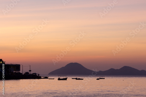 Wallpaper Mural sunset on the beach Torontodigital.ca