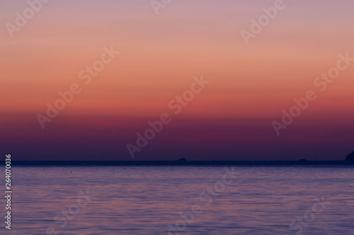sunset over the sea © Aaron