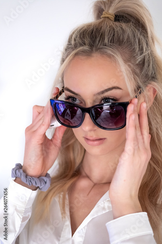 Sunglasses on girl