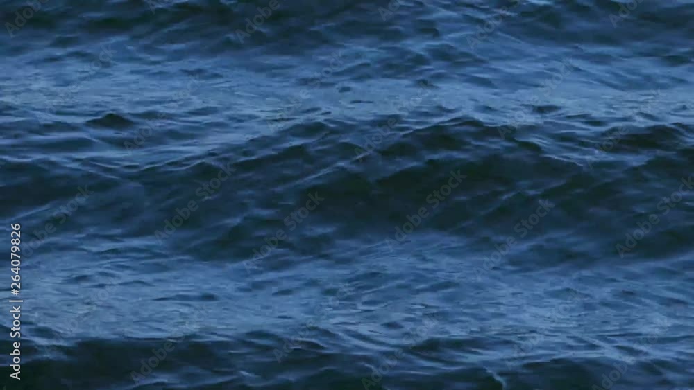 Reflecting blue water in the baltic sea with waves Reflecting blue water in the baltic sea with waves