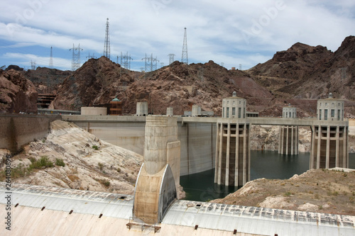 Photography The penstock towers of the Hoover Dam