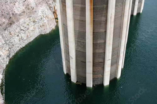 Photography The penstock towers of the Hoover Dam