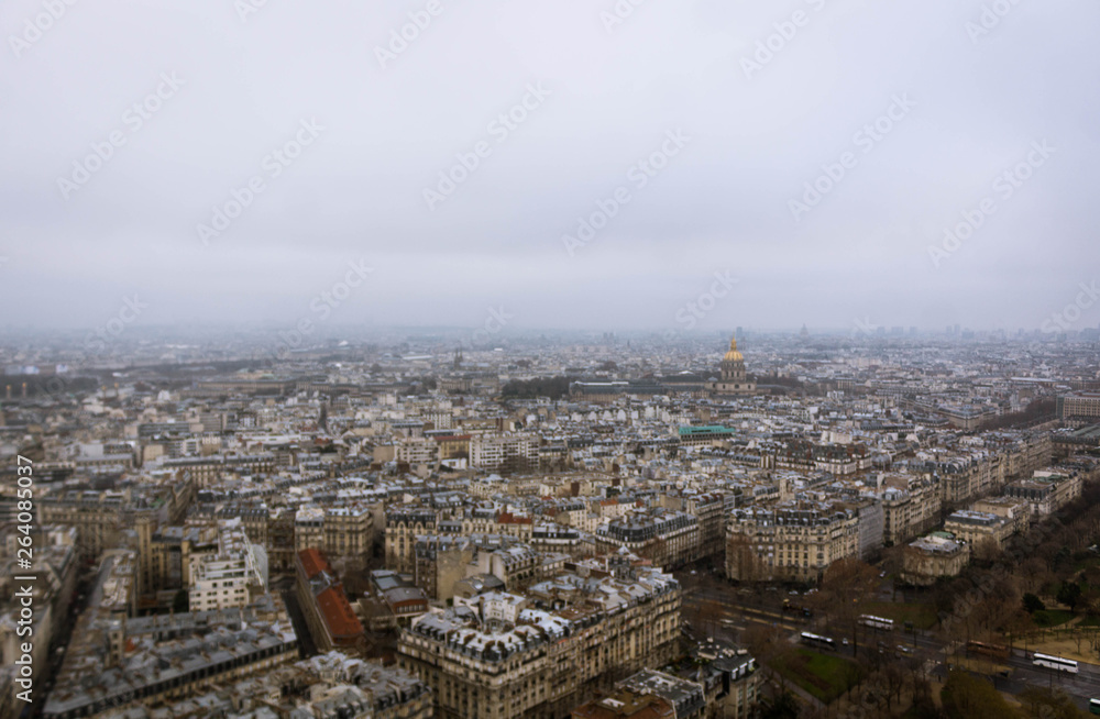 Fototapeta premium Paris seen from the eiffel tower