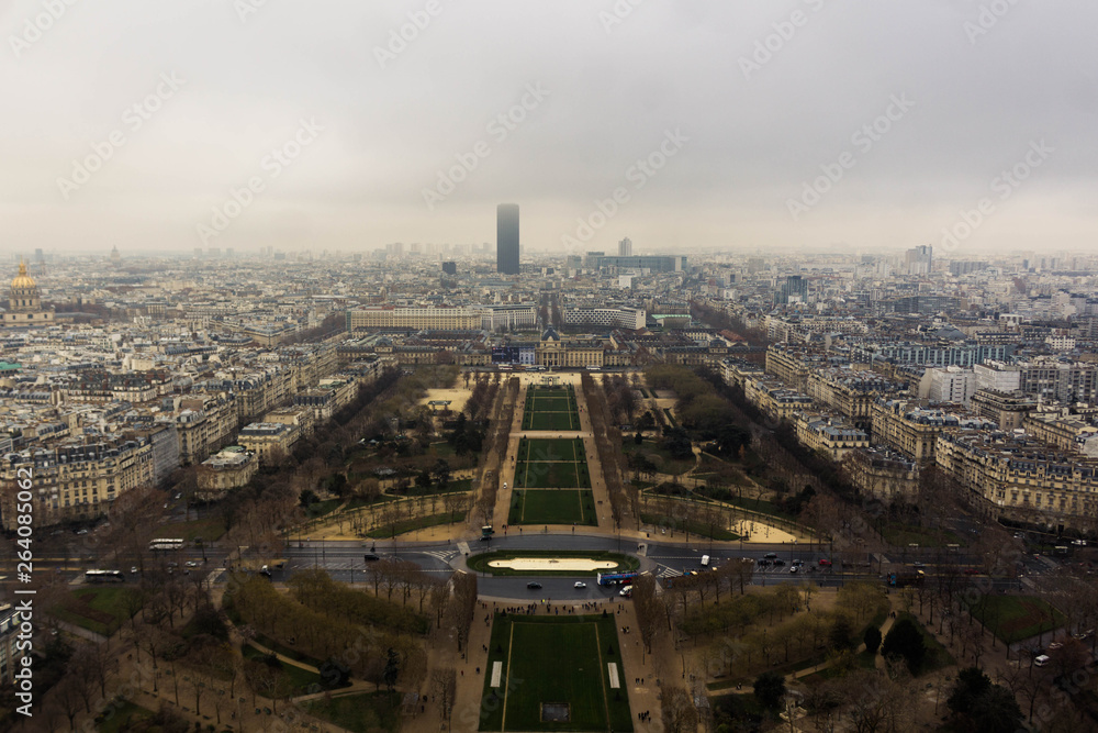 Field of Mars seen from the eiffel tower