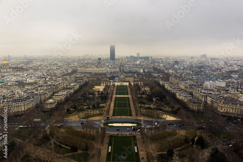 Field of Mars seen from the eiffel tower
