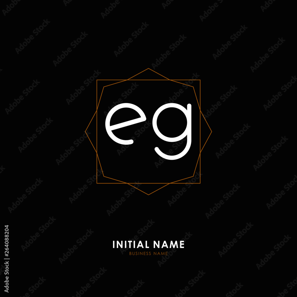 E G EG Initial logo letter with minimalist concept. Vector with scandinavian style logo. E G EG Initial logo letter with minimalist concept. Vector with scandinavian style logo.