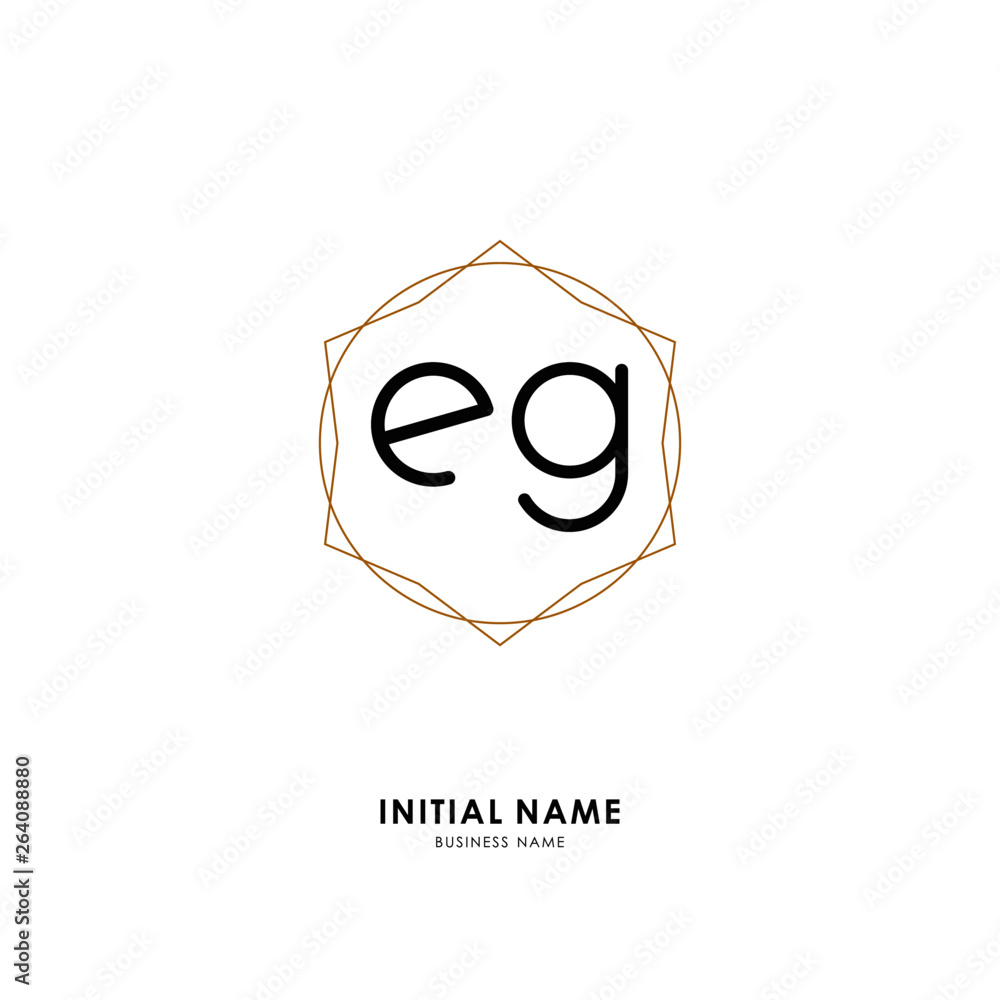 E G EG Initial logo letter with minimalist concept. Vector with scandinavian style logo. E G EG Initial logo letter with minimalist concept. Vector with scandinavian style logo.