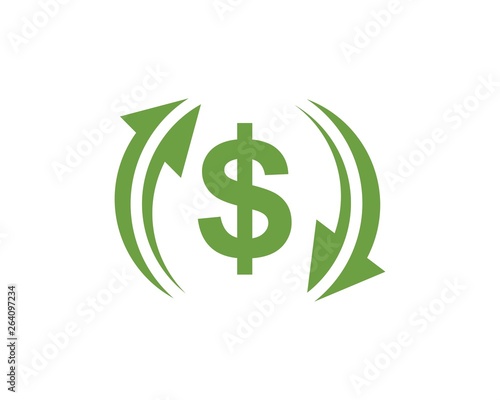 money changer logo icon  vector