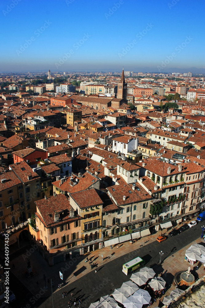 Panorama of the ancient city of Verona