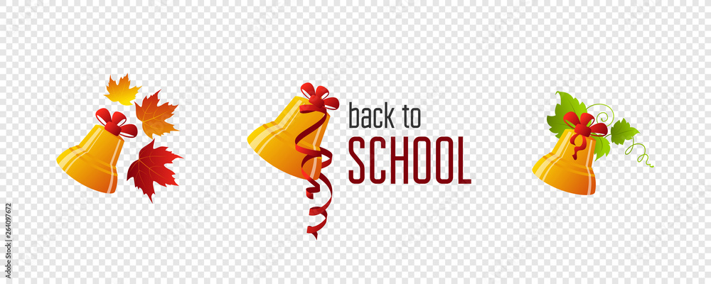 Naklejka premium Back to school