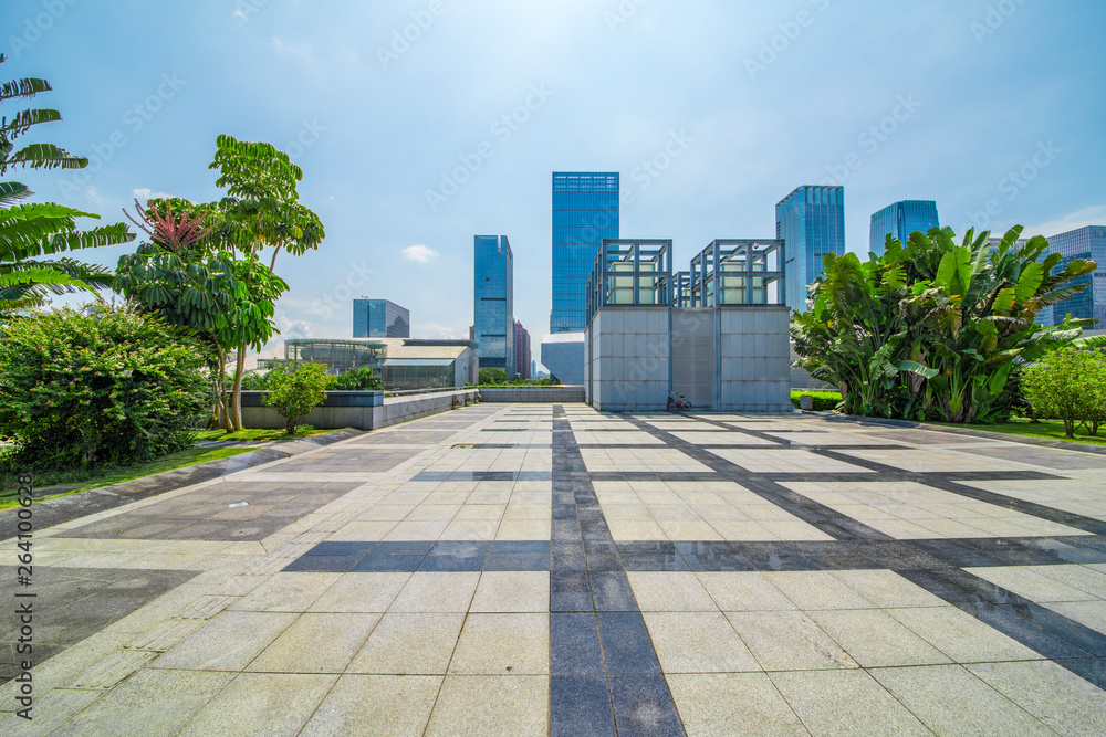 China's shenzhen central plaza, and high-rise buildings