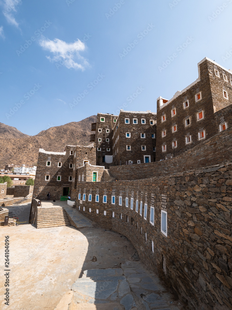 Rijal Almaa world heritage site in Asir region, Saudi Arabia