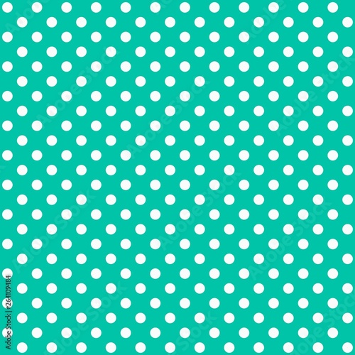 A seamless pattern is a large white dot on a electric green background. EPS Vector file suitable for filling any form.