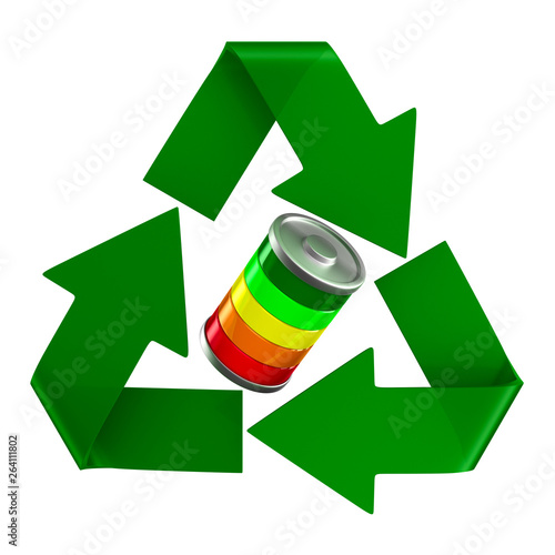 sign recycled and battery o...