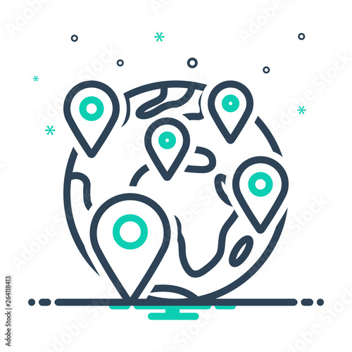 Mix line icon for anywhere 