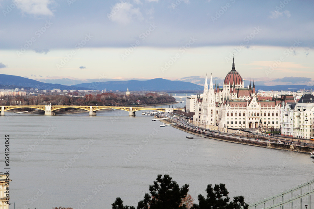 The panorama of Budapest