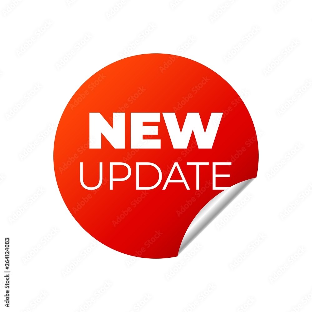 Red Vector Banner Sticker on white background. Red Vector Banner Sticker on white background.