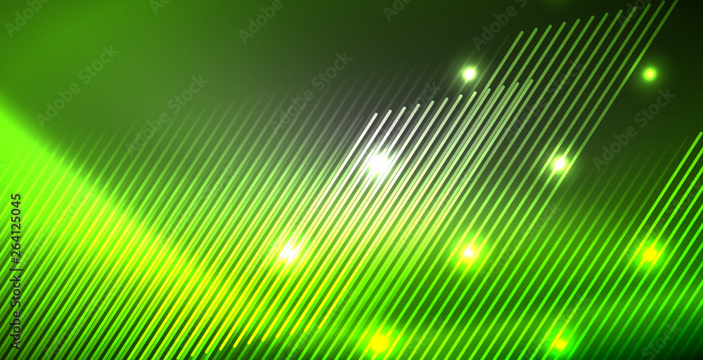 Neon glowing lines, magic energy space light concept, abstract background wallpaper design Neon glowing lines, magic energy space light concept, abstract background wallpaper design