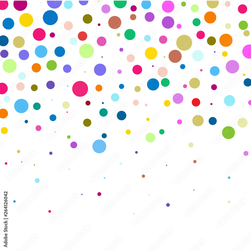 Multicolored bubbles on white background Multicolored bubbles on white background