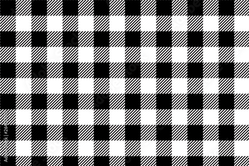 Black gingham pattern background.Texture from rhombus.Vector illustration.EPS-10.