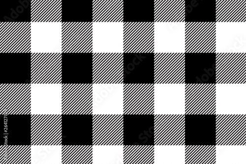 Black gingham pattern background.Texture from rhombus.Vector illustration.EPS-10.