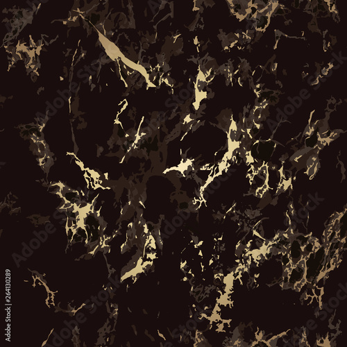 Brown and gold marble seamless texture. Pattern