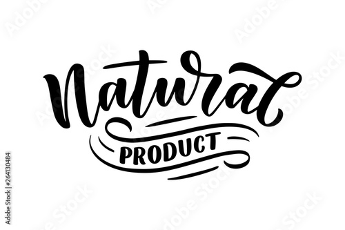 Lettering quote, great design for any purposes. Vector slogan. Tasty breakfast. Diet food. Pasture, healthy nutrition.