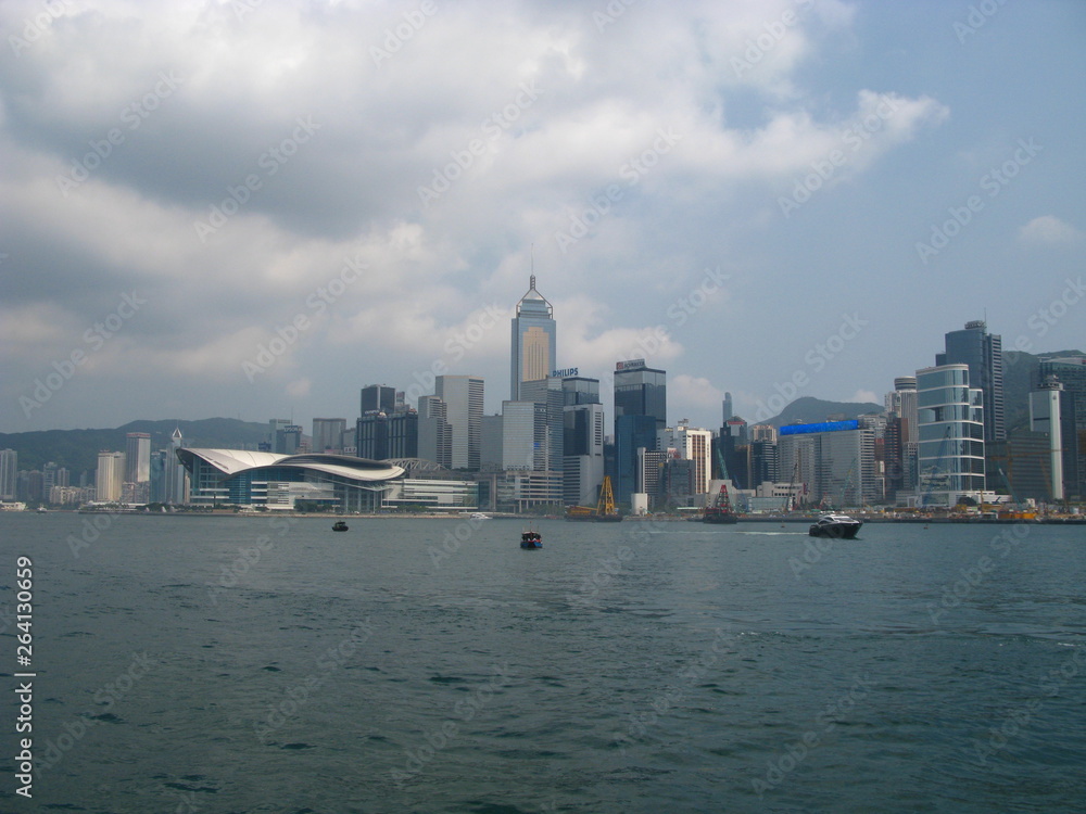 Naklejka premium Hong Kong, China