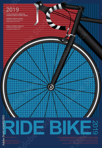 Cycling Poster Vector Illustration