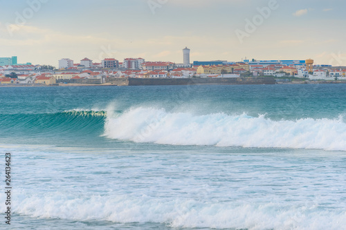 Skyline  Peniche ocean town...