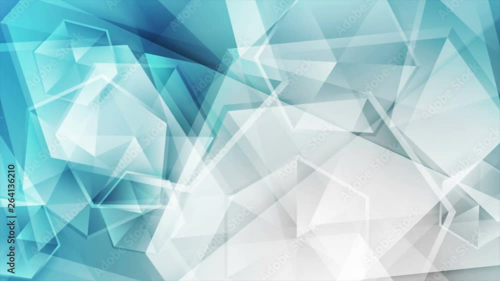 Blue and grey tech polygonal abstract motion design. Seamless looping. Video animation Ultra HD 4K 3840x2160 Blue and grey tech polygonal abstract motion design. Seamless looping. Video animation Ultra HD 4K 3840x2160
