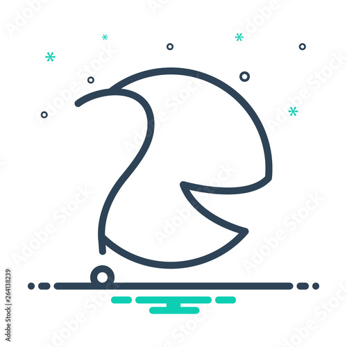 Mix line icon for ask  