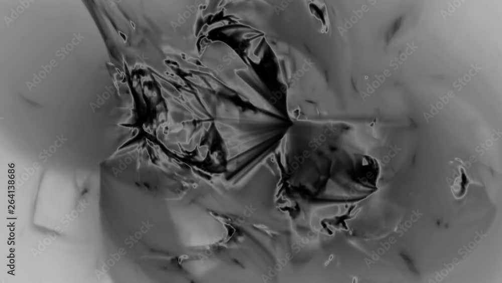 Abstract fractal forms morph and oscillate (Loop) Abstract fractal forms morph and oscillate (Loop)