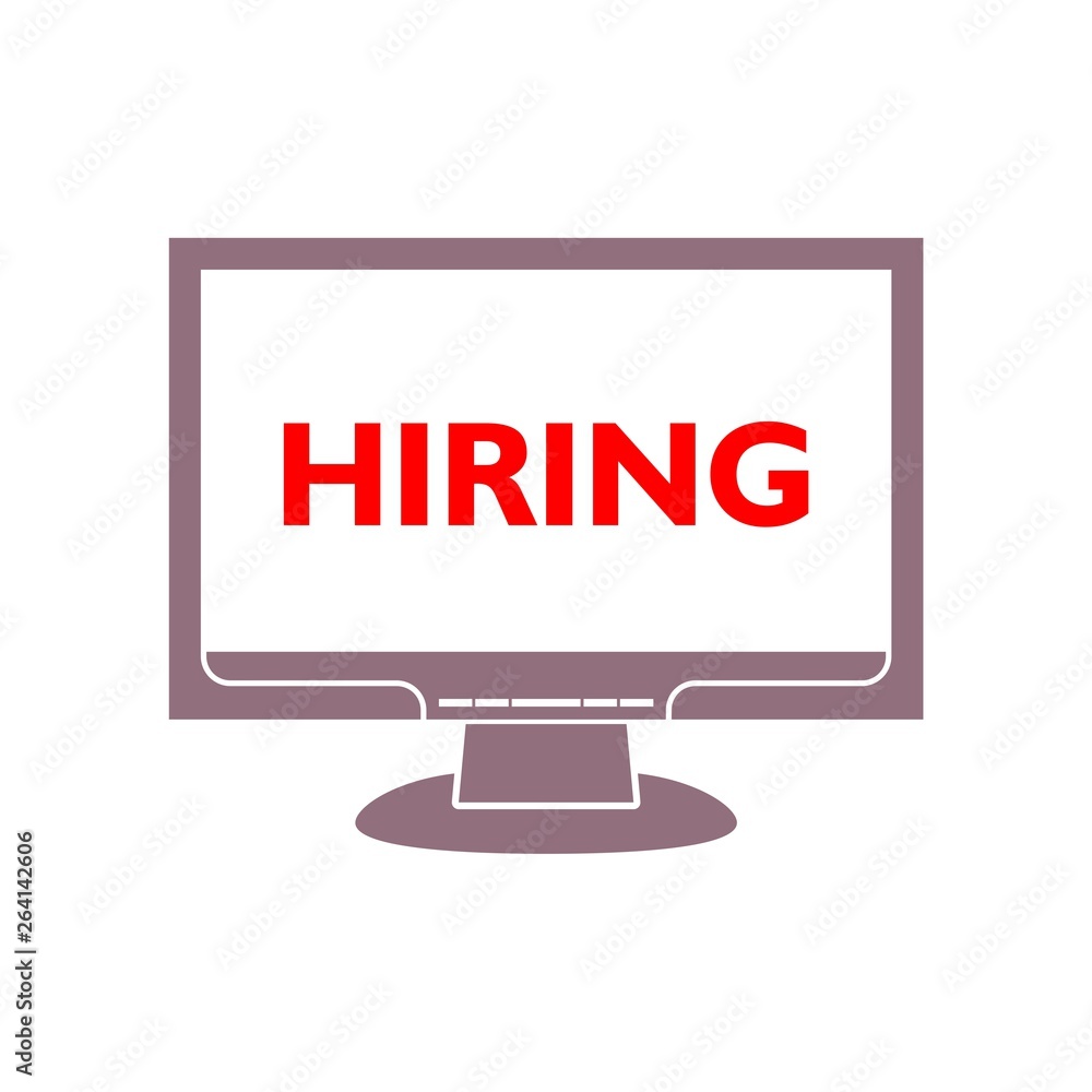 Hiring icon, Monitor icon Hiring icon, Monitor icon