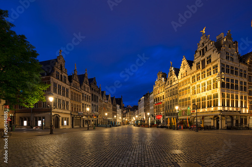 Market square in Antwerpen, Belgium.