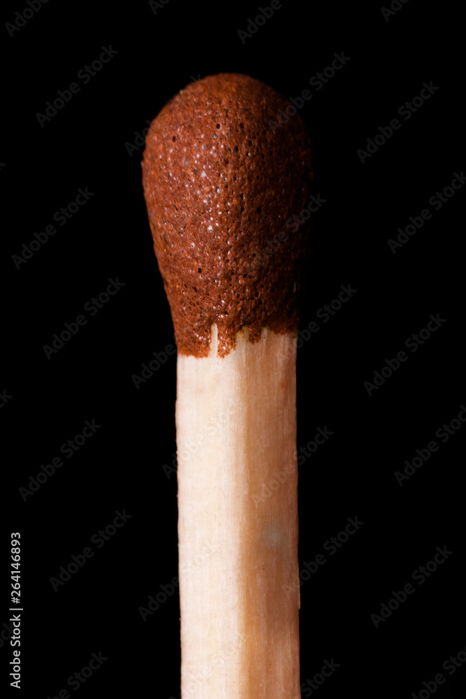 Macro wooden match Macro wooden match