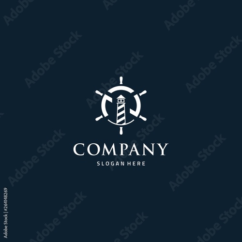 Harbour Ship Wheel Logo