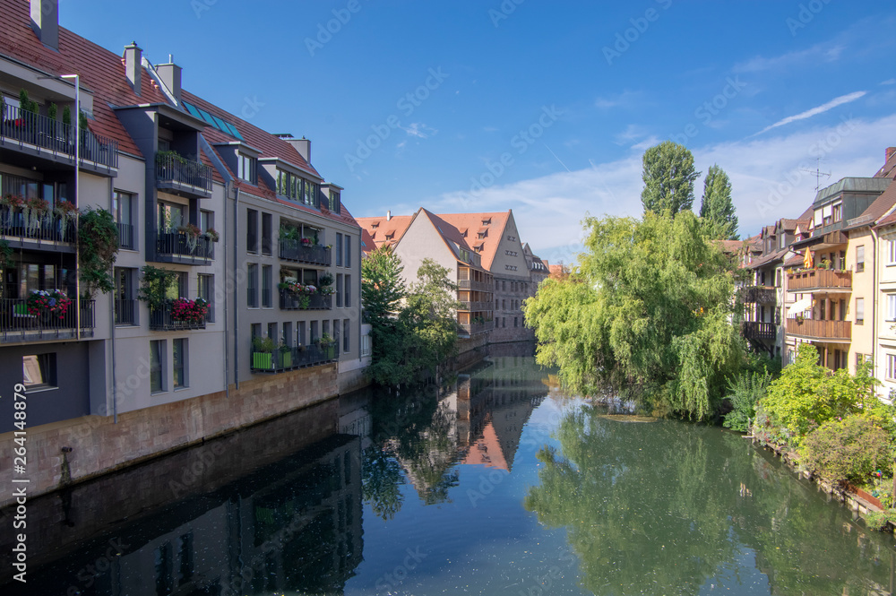 Way of living in historic center of Nuremerg. Block of flats.