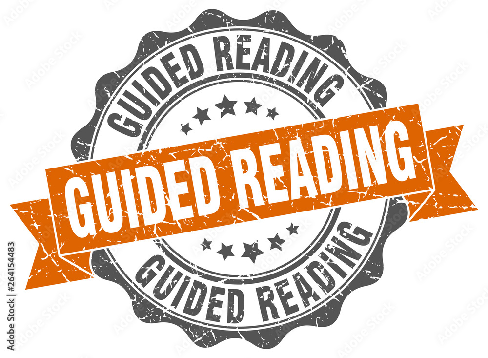Obraz premium guided reading stamp. sign. seal