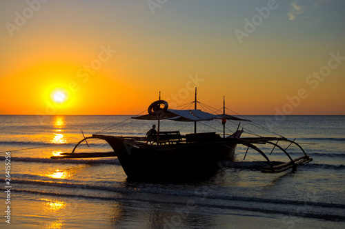 Nagtabon Beach on Palawan Island photo